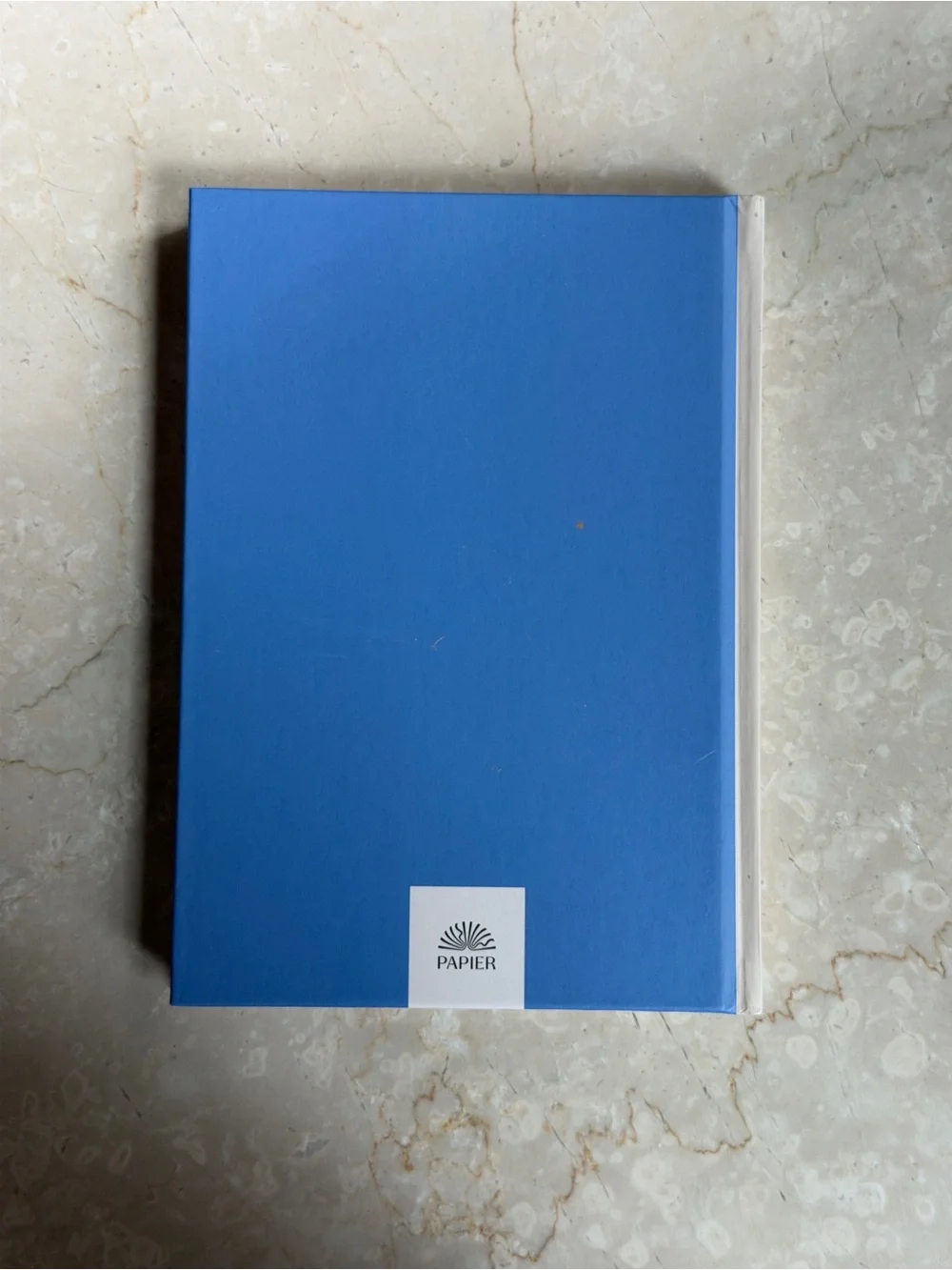 Start Fresh Every Day Hardcover Journal - Blue Text on Cream Cover BRAND NEW